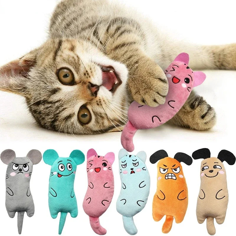 Plush Catnip Chew Toy For Cats – Soft Bite & Teeth Care