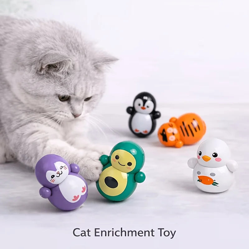 Rolling Cat Puzzle Toy Set – Lightweight, No Batteries