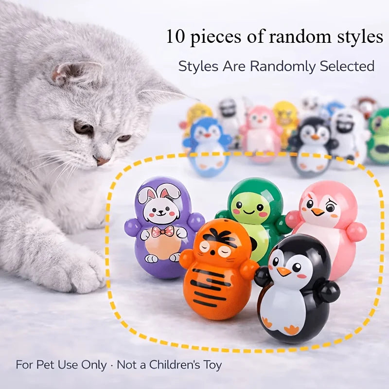 Rolling Cat Puzzle Toy Set – Lightweight, No Batteries