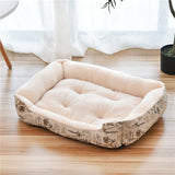 Winter Warm Plush Dog Bed